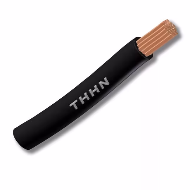 CABLE CU THHN 6 AWG 90C 600V NEGRO